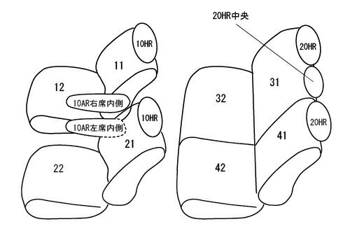 クラッツィオ シートカバー クラッツィオジュニア(アイボリー)フリード プラス ハイブリッド GB7/GB8 EH-0364 Clazzio