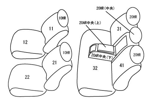 クラッツィオ シートカバー クラッツィオジュニア(アイボリー)クラウン ガソリン ARS220 ET-1454 Clazzio