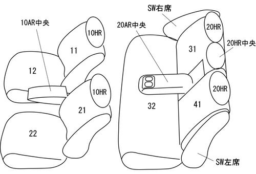 ����åĥ��� �����ȥ��С� ����åĥ�������˥�(�֥�å�)�ץꥦ�� ZVW30 ET-1074 Clazzio