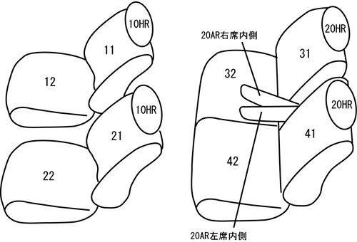 クラッツィオ シートカバー クラッツィオリアルレザー(ブラック)ランド クルーザー HZJ81V/HDJ81V ET-0250 Clazzio