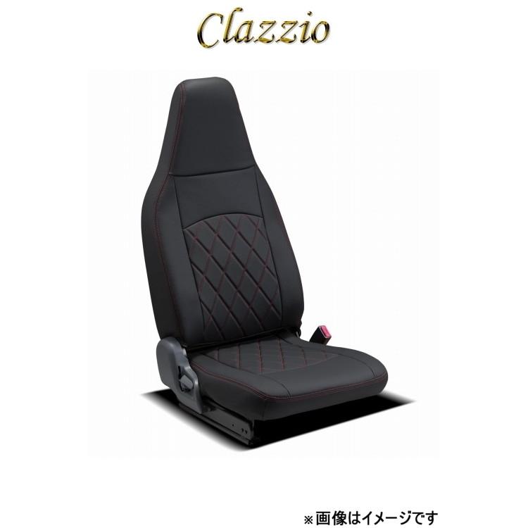 クラッツィオ シートカバー ストロングレザー キルトタイプ 2列シート車全席分(ブラック×レッドステッチ)ハイエースWIDE GDH221/GDH226