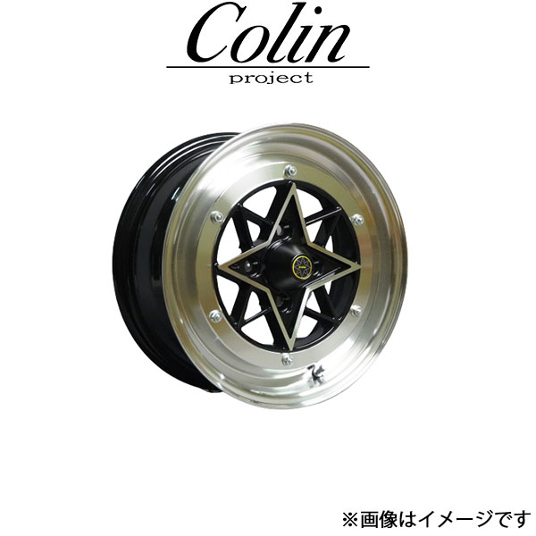 コーリン ロンシャン XR-4 アルミホイール 4本(14×6.0J 4H-100 INSET38 ブラック)S...