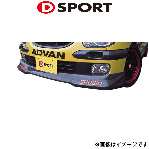 Dスポーツ フロントリップスポイラー(未塗装)ストーリアX4 2001/12～2004/05 76801-A020-KX D-SPORT エアロ 外装 エクステリア