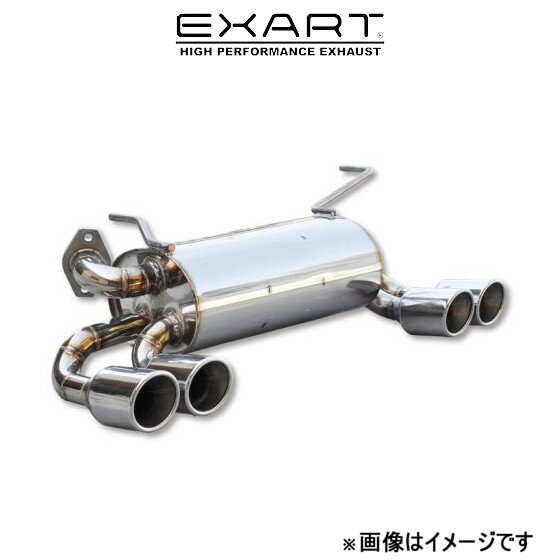 メーカー EXART 商品 ONE マフラー 品番 EA02-SZ100 仕様 φ76ステンレステール左右4本出し　○○—○○ 車検対応 新基準適合品(事前認証取得済み) 車両 スズキ 車種 ジムニー 型式 3BA-JB64W エンジン型式 R06A 適合詳細 備考 注意事項 画像はイメージです。お車や製品によって、形状やテールの仕様は異なります。メーカー希望小売価格はメーカーサイトに基づいて掲載しています。