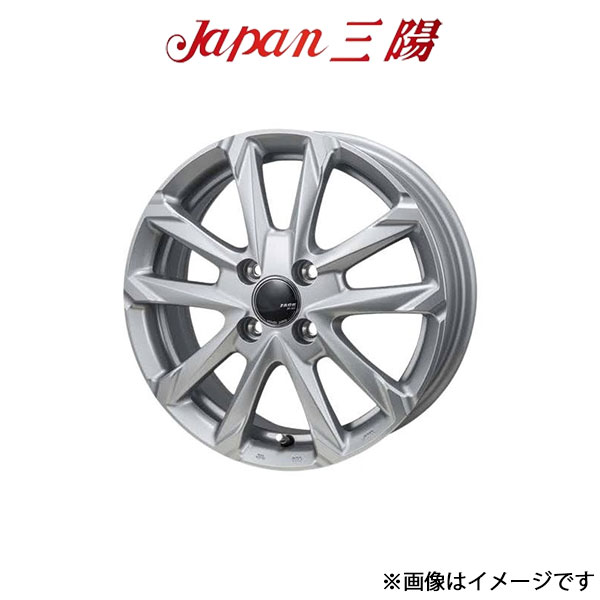 ジャパン三陽 ザック JP-325 アルミホイール 4本 ミラ ジーノ L650S/L660S(14×4.5J 4-100 INSET45 ブライトシルバー)Japan三陽 ZACK