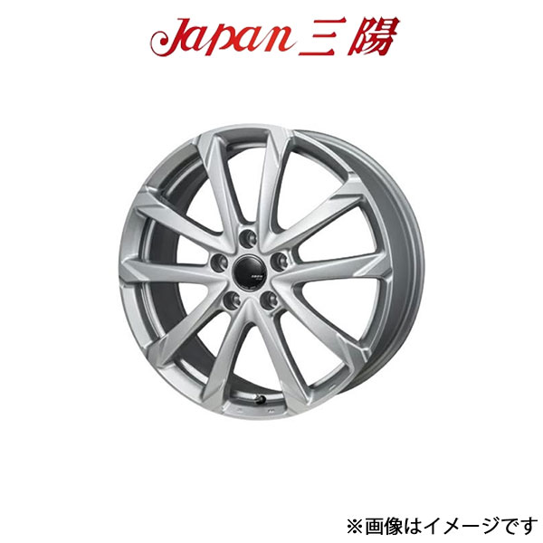 ジャパン三陽 ザック JP-325 アルミホイール 1本 インプレッサG4 GJ2/GJ3/GJ6/GJ7(17×7.0J 5-100 INSET53 シルバー)Japan三陽 ZACK