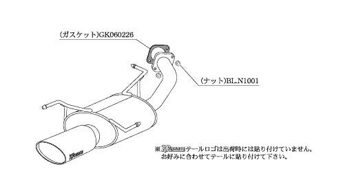 柿本改 マフラー KRnoble Ellisse ブラックダイヤ(JASMA認定)スイフト DBA-ZC71S S51315C 柿本 カキモト 柿本レーシング