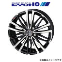 共豊 スマック クレスト アルミホイール 1本 シルフィ TB17(15×5.5J 5-114.3 INSET45 サファイアブラックポリッシュ)KYOHO SMACK CREST(2)