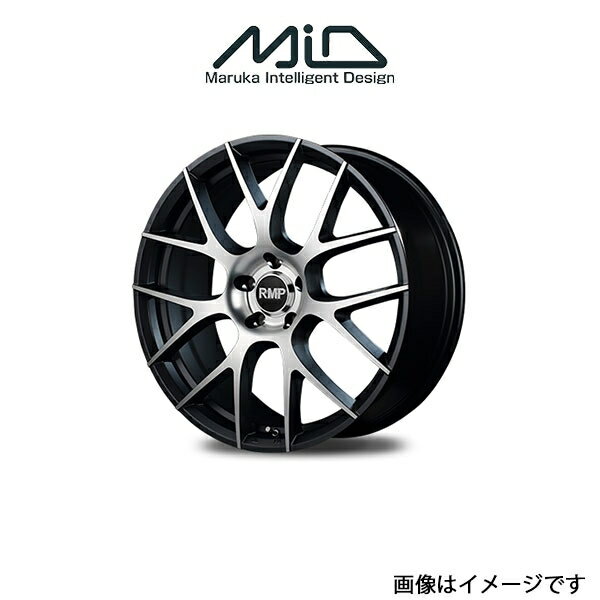 MID RMP 027F アルミホイール 1本 WRX S4 VAG(18×8J 5-114.3 INSET42 セミグロスガンメタ/ポリッシュ)