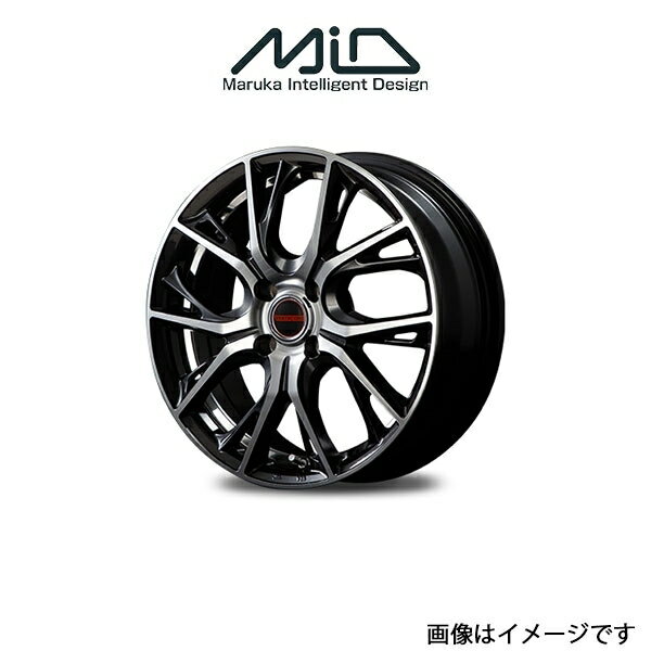 MID ヴァーテックワン グレイブ アルミホイール 1本 AZワゴン MJ23S(15×4.5J 4-100 INSET45 ダイヤモンドブラックポリッシュ)VERTEC ONE GLAIVE