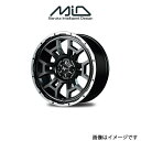 MID ナイトロパワー H6スラッグ アルミホイール 1本 ノート/ノートe-POWER/ノートニスモ/ノートニスモS 12系(17×6.5J 4-100 INSET45 セミグロスガンメタ)