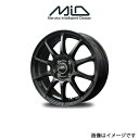 MID シュナイダー スタッグ アルミホイール 4本 モコ 33系(14×4.5J 4-100 INSET43 ストロングガンメタ)SCHNEIDER STAG