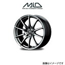 MID シュナイダー スタッグ アルミホイール 4本(16×6.5J 5-114.3 INSET53)プレマシー CP系 SCHNEIDER STAG