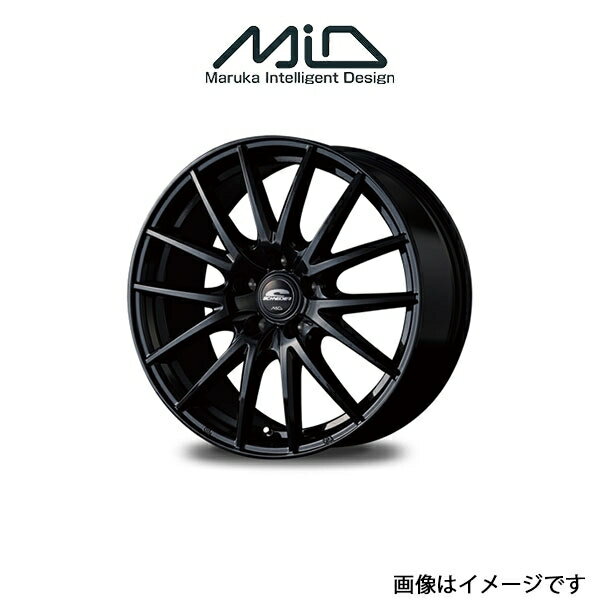 MID シュナイダー SQ27 アルミホイール 1本 エスクード YEA1S/YEA21S(15×6J 5-114.3 INSET45 メタリックブラック)SCHNEIDER SQ27