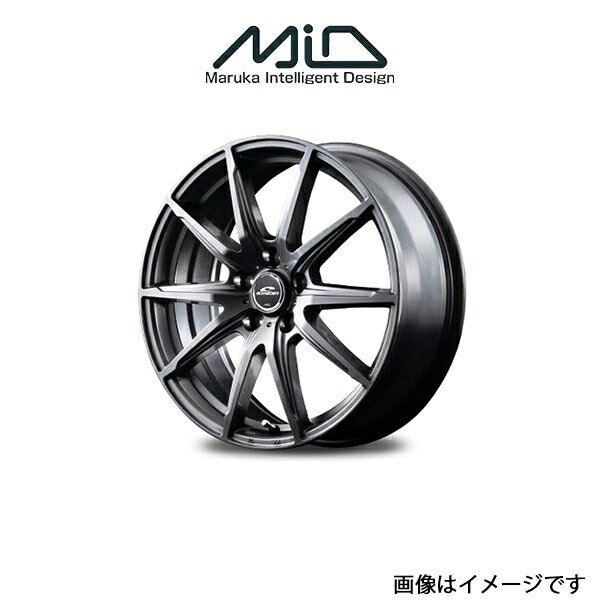 MID シュナイダー SLS アルミホイール 4本 アクセラ アクセラスポーツ BK系(16×6.5J 5-114.3 INSET53 メタリックグレー)SCHNEIDER SLS