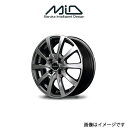 MID ユーロスピード F10 アルミホイール 1本 アトレーバン S700系(12×3.5B 4-100 INSET42 メタリックグレー)EUROSPEED F10