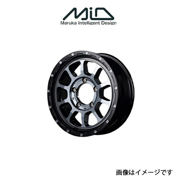 MID ナイトロパワー M10パーシングJ アルミホイール 4本 ジムニー 64系(16×5.5J 5-139.7 INSET20 ブラック/DC+マシニング)NITRO POWER M10 PERSHING J