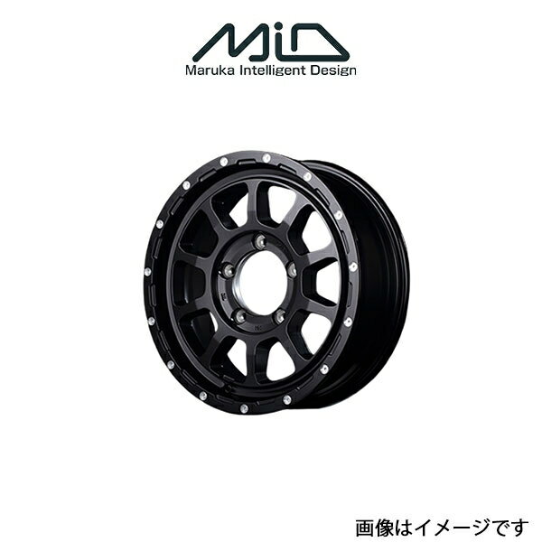 MID ナイトロパワー M10パーシングJ アルミホイール 4本 ジムニー 64系(16×5.5J 5-139.7 INSET20 セミグロスブラック/マシニング)NITRO POWER M10 PERSHING J