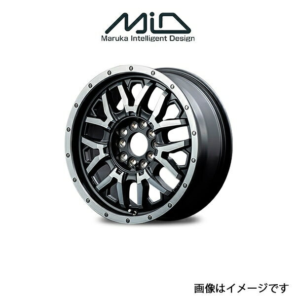 MID ナイトロパワー M27グレネード アルミホイール 1本 アウトランダー CW5W(17×7J 10-114.3/127 INSET40 フランジディスクポリッシュ)NITRO POWER