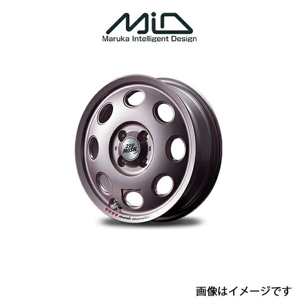 MID 299モッシュ マネキ アルミホイール 4本 ムーブ L150/L160(15×4.5J 4-100 INSET45 Momo)299MOSH MANEKI