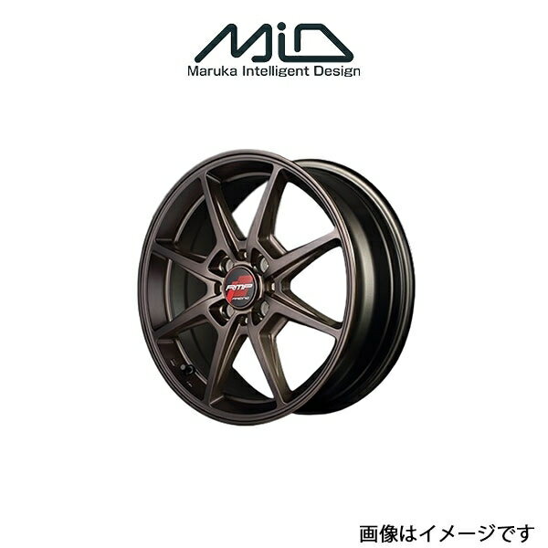 MID RMPレーシング R25 アルミホイール 4本 ekワゴン/ekワゴンカスタム H82W(15×5J 4-100 INSET45 クラシカルブロンズ)RMP RACING R25