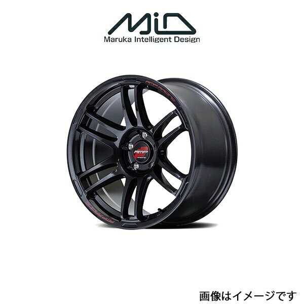 MID RMPレーシング R26 アルミホイール 1本 ギャランフォルティス CX4A/CY4A(17×7J 5-114.3 INSET48 クリスタルブラック)RMP RACING R26