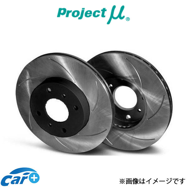 プロジェクトμ ブレーキディスク SCR Pure Plus6 フロント左右セット MRワゴン MF22S SPPS104-S6BK Projectμ ローター ディスクローター