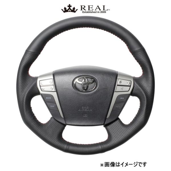 レアル ステアリング オリジナルシリーズ(オールレザー)クラウン マジェスタ 200系 H20-LPB-RD REAL