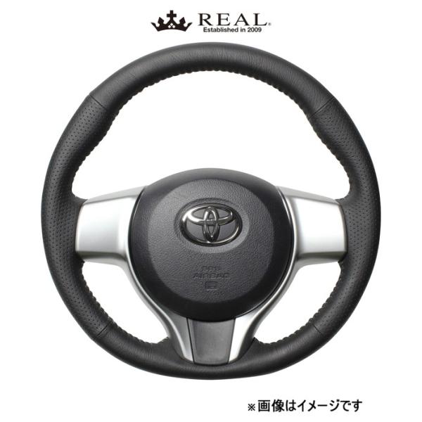 レアル ステアリング オリジナルシリーズ(ブラックオールレザー)トレジア 120系 P130-LPB-SL REAL