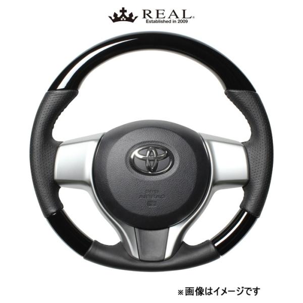 レアル ステアリング オリジナルシリーズ(ピアノブラック)ラクティス 120系 P130-PBW-BK REAL