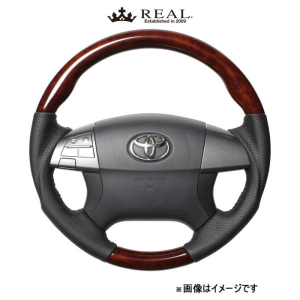 レアル ステアリング オリジナルシリーズ(ブラウンウッド)ヴォクシー 70系 R50-BRW-BR REAL