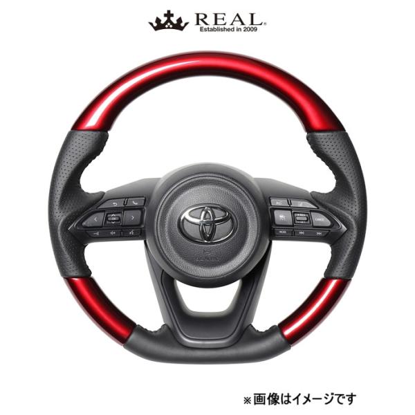レアル ステアリング オリジナルシリーズ(パールレッド)シエンタ MXPL10系/MXPC10系 TYE-RDW-BK REAL