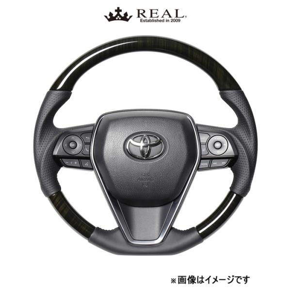 レアル ステアリング プレミアムシリーズ(55ブラックウッド)RAV4 PHV 50系 TYFP-55BKW REAL