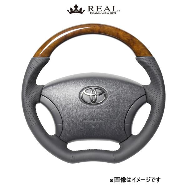レアル ステアリング オリジナルシリーズ(42ブラウンウッド)タウンエース トラック S403/S413 TYH-42BRW REAL