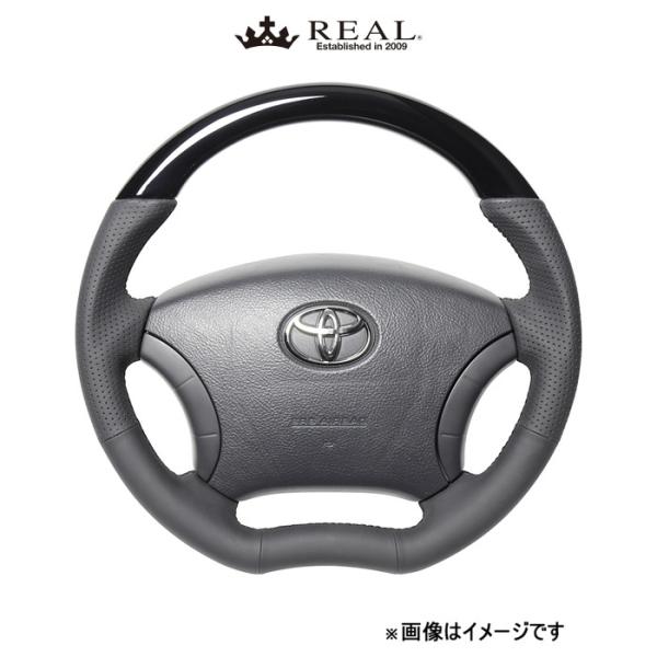 レアル ステアリング オリジナルシリーズ(ピアノブラック)タウンエース バン S403/S413 TYH-PBW REAL