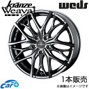 クレンツェ ウィーバル100エボ CR-V RT/RW 20インチ アルミホイール 1本 スーパーブラックコート/ポリッシュ 0040736 WEDS Kranze Weaval100EVO(2)