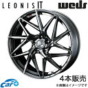 レオニスIT MPV LY系 20インチ アルミホイール 4本 ブラックメタルコート/ミラーカット 0040636 WEDS LEONIS IT(2)