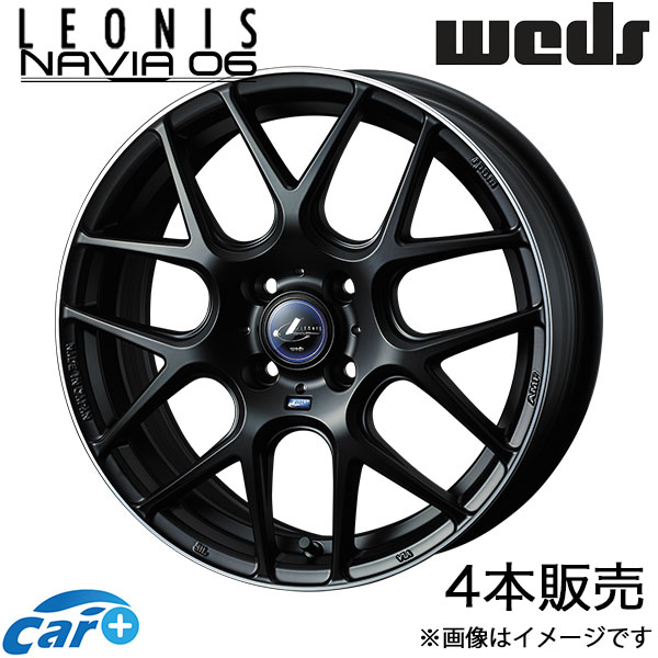 レオニス ナヴィア06 ワゴンR MH34S/MH44S 16インチ アルミホイール 4本 マットブラック/リムポリッシュ 0037603 WEDS LEONIS NAVIA06