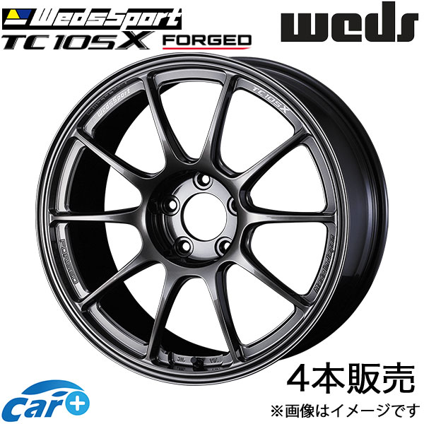 ウェッズスポーツ TC105Xフォージド MIRAI 10系 18インチ アルミホイール 4本 EJチタン 0073958 WEDS WedsSport TC105X FORGED