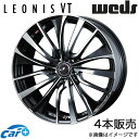 レオニスVT アテンザ GJ系 18インチ アルミホイール 4本 パールブラック/ミラーカット 0036361 WEDS LEONIS VT(2)