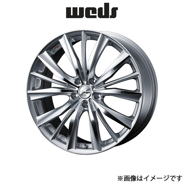 ウェッズ レオニス VX アルミホイール 4本 デリカD:5 CV5W 17インチ ハイパーシルバーミラーカット 0033258 WEDS LEONIS VX