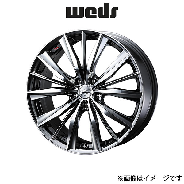 ウェッズ レオニス VX アルミホイール 4本 カローラ 210/A10系 17インチ ブラックメタルコートミラーカット 0033263 WEDS LEONIS VX