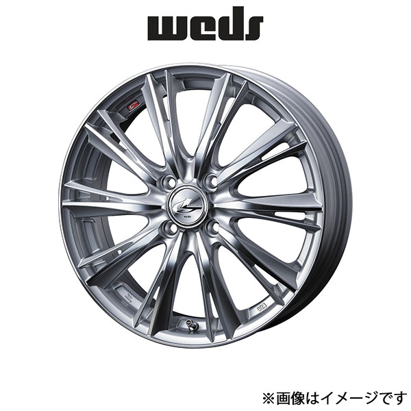 ウェッズ レオニス WX アルミホイール 1本 タント LA600系 15インチ ハイパーシルバーミラーカット 0033859 WEDS LEONIS WX