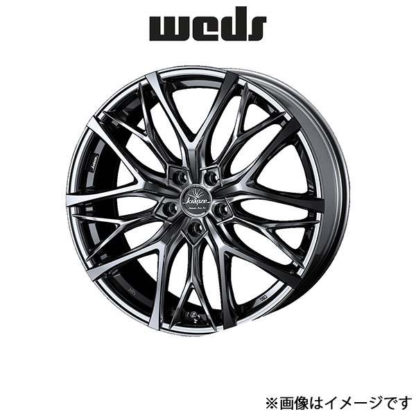 ウェッズ クレンツェ ウィーバル 100EVO アルミホイール 4本 ハリアー 80系 22インチ スーパーブラック 0038229 WEDS Kranze Weaval 100EVO