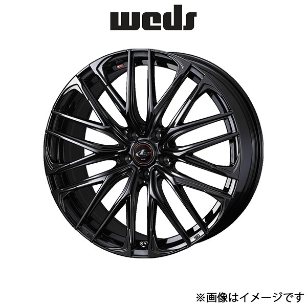 ウェッズ レオニス SK アルミホイール 1本 WRX STI VAB 19インチ ハイパーブラックメタルコート 004097..