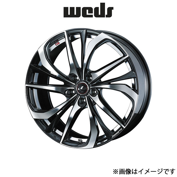 ウェッズ レオニス TE アルミホイール 4本 エスクード YD21S/YE21S 18インチ パールブラック/ミラーカット 0038777 WEDS LEONIS TE