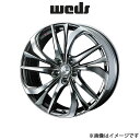 ウェッズ レオニス TE アルミホイール 1本 デリカD:5 CV1W 19インチ ブラックメタルコート/ミラーカット 0038790 WEDS LEONIS TE