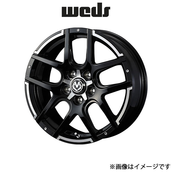 ウェッズ ウェッズアドベンチャー マッド ヴァンス 04 アルミホイール 4本 デリカD:5 CV1W 18インチ ブラックポリッシュ 0038933 WEDS