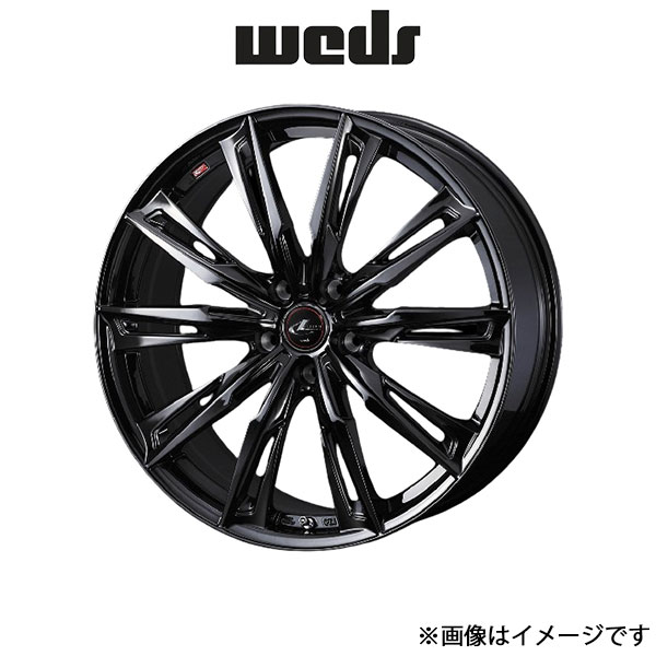 ウェッズ レオニス GX アルミホイール 4本 デリカD:5 CV2W/CV4W 18インチ ハイパーブラックメタルコート 0040960 WEDS LEONIS GX