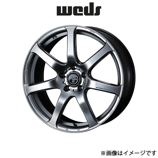 ウェッズ レオニス ナヴィア07 アルミホイール 4本 GR86 ZN6 17インチ ハイパーシルバーブラック 0039567 WEDS LEONIS NAVIA 07